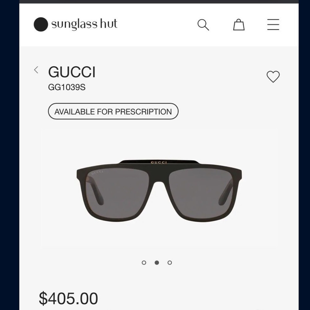 Gucci Sunglasses worn once